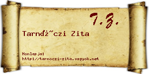 Tarnóczi Zita névjegykártya